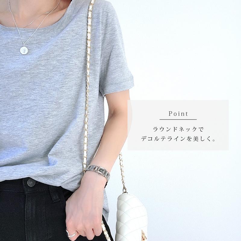 tシャツ レディース 半袖 白 カットオフ スラブTシャツ 春 夏 全3色  