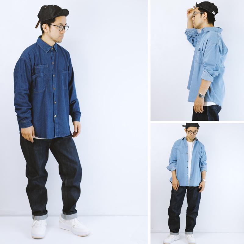クーポン利用で30%OFF】デニムシャツ メンズ 長袖 シャツ ヴィンテージ