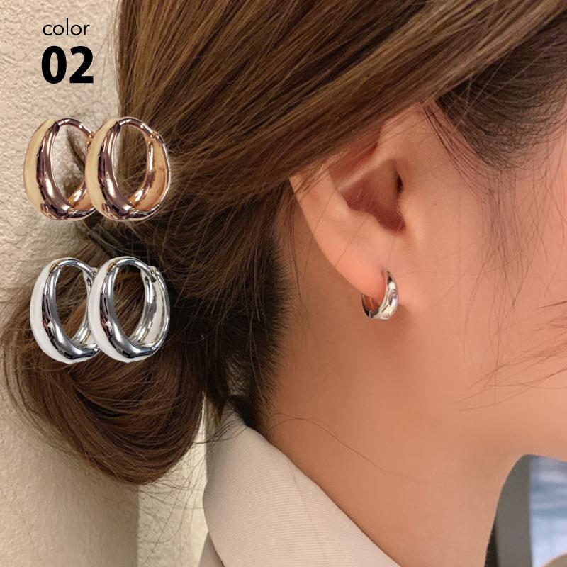 フープピアス ゴールド シルバー ラウンドピアス シンプルデザイン オフィス 結婚式 お呼ばれ 入学式 卒業式 パーティ アクセサリー 小ぶり Azak0150 カジコム 通販 Yahoo ショッピング