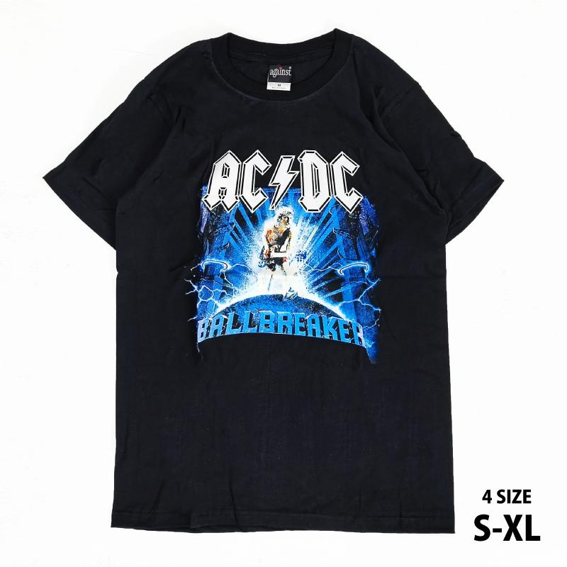 AC/DC Tシャツ ACDC 半袖 ロックTシャツ メンズ ブラック Ballbreaker