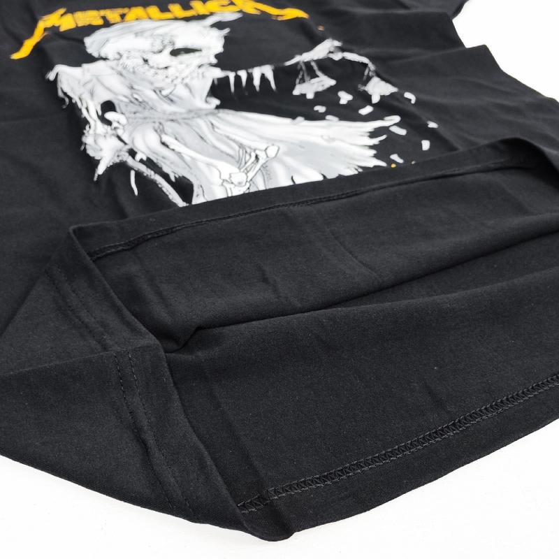 メタリカ Metallica Tシャツ 半袖 ロックTシャツ メンズ ブラック