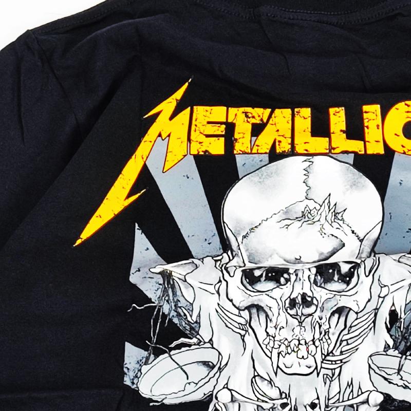 メタリカ Metallica Tシャツ 半袖 ロックTシャツ メンズ ブラック