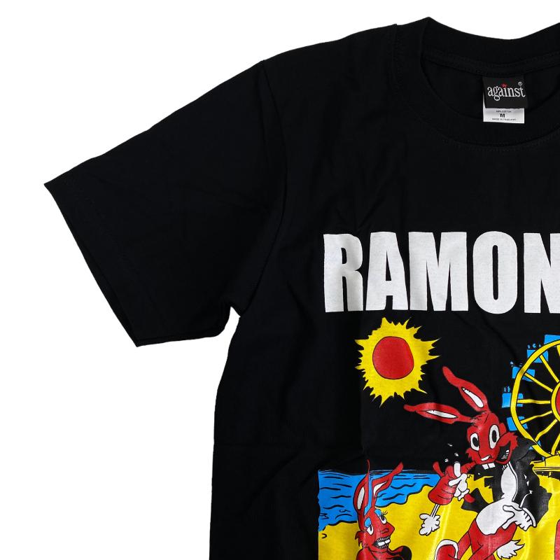 ラモーンズ Ramones ロックTシャツ バンドロゴ バンドTシャツ パンク 洋楽 rockaway beach バンドTシャツ ロックファッション かっこいい バンT ロックT｜kajicom｜03