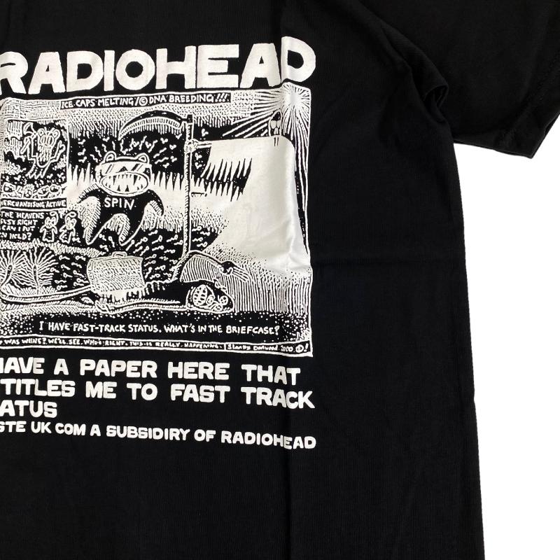 レディオヘッド Radiohead ロック Tシャツ 半袖 バンドTシャツ レディオヘッド Radiohead ロック Tシャツ 半袖 バンドTシャツ