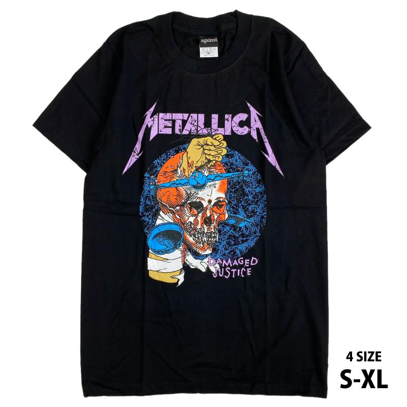 メタリカ Metallica Tシャツ 半袖 バンドTシャツ メタル ロック スカル