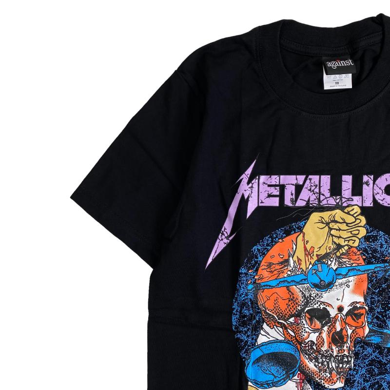 メタリカ Metallica Tシャツ 半袖 バンドTシャツ メタル ロック スカル