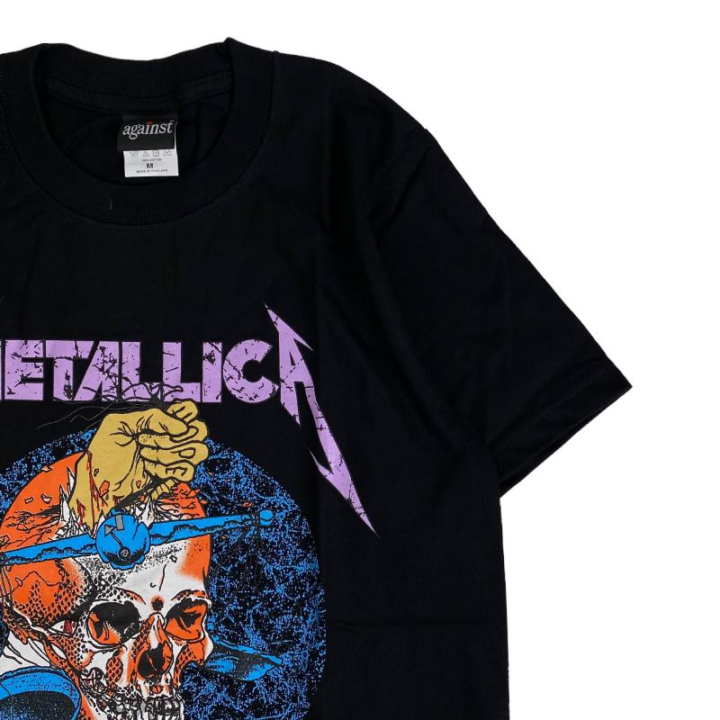 メタリカ Metallica Tシャツ 半袖 バンドTシャツ メタル ロック スカル