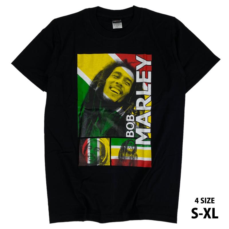 ボブ・マーリー Bob Marley ロック バンドTシャツ レゲェ 半袖 バック