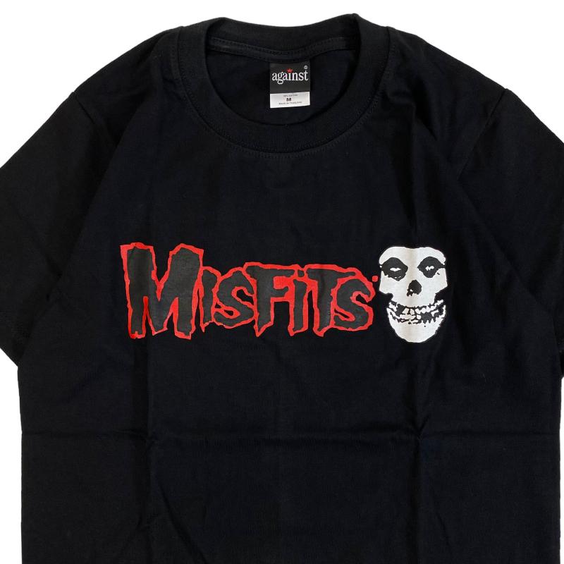 ミスフィッツ The Misfits ロックTシャツ バンドTシャツ バンドロゴ 骸骨マーク バンドTシャツ ロックファッション かっこいい バンT ロックT ユニセックス｜kajicom｜02