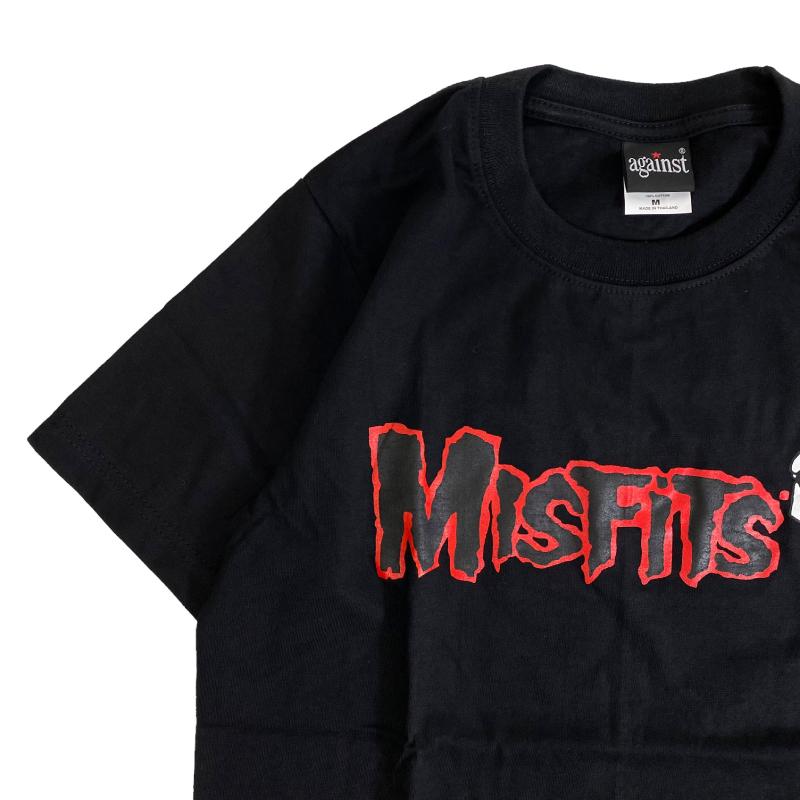 ミスフィッツ The Misfits ロックTシャツ バンドTシャツ バンドロゴ 骸骨マーク バンドTシャツ ロックファッション かっこいい バンT ロックT ユニセックス｜kajicom｜03