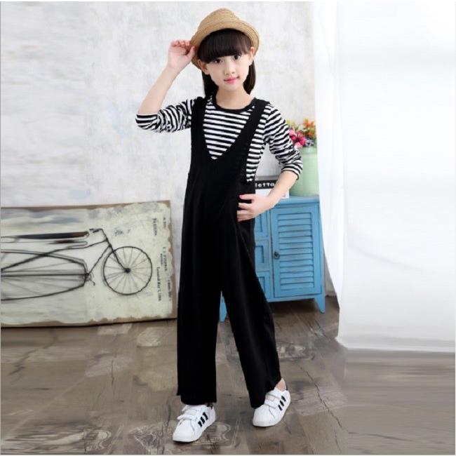 ボーダーカットソー 黒サロペット 韓国子供服 子ども服ヴェルデ 通販 Yahoo ショッピング