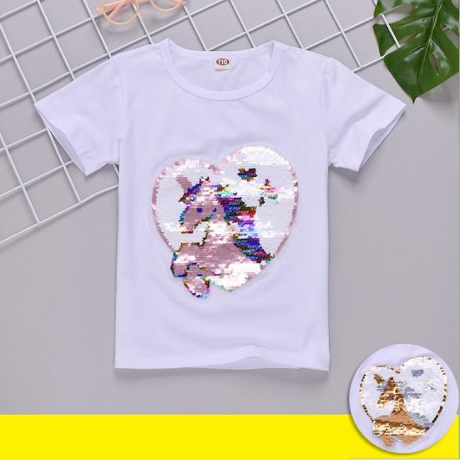 スパンコールTシャツ 韓国子供服｜kajikaji｜06