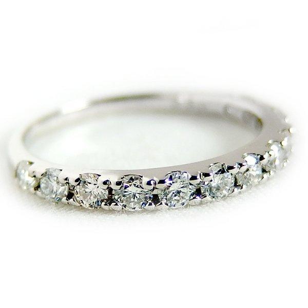 ダイヤモンド リング ハーフエタニティ 0.5ct 9.5号 プラチナ Pt900 ハーフエタニティリング 指輪(34385円)