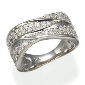 美品 0.6ctダイヤリング 指輪 ワイドパヴェリング 11号 【K3447690154】(18037円)