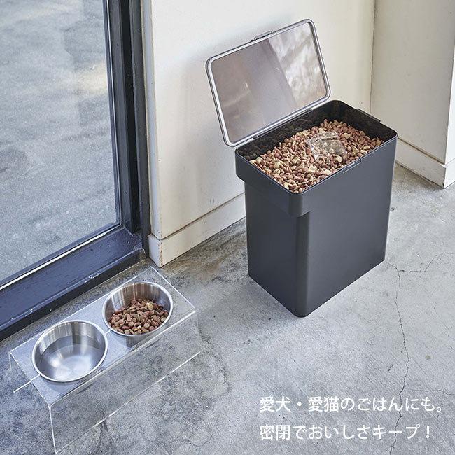 予約販売 お米収納 超人気 専門店 米びつ ライスストッカー ライスボックス 保存容器 密閉 10kg Tower タワー 山崎実業 計量カップ付き シンク下米びつ