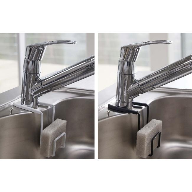 即納 最大半額 スポンジラック 蛇口にかけるスポンジホルダー タワー キッチン ひっかける おしゃれ 収納 スポンジホルダー Materialworldblog Com