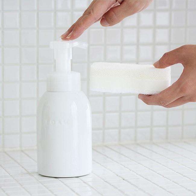 Web限定 詰め替えボトル ディスペンサー ハンドソープ 泡 食器用洗剤 ナチュラル雑貨 ロロ 350ml キッチンフォームボトル おしゃれ 日本製