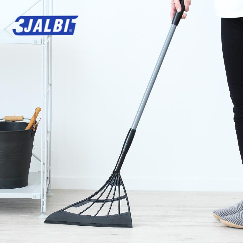 スーパーほうきスリージャルビ Jo2 伸縮柄 正規販売店 超軽量万能シリコンほうき ペット 毛 フローリング カーペット ラグ 畳 窓 掃除 1069 Sjn カジタノ 収納 洗濯 掃除 家事の店 通販 Yahoo ショッピング