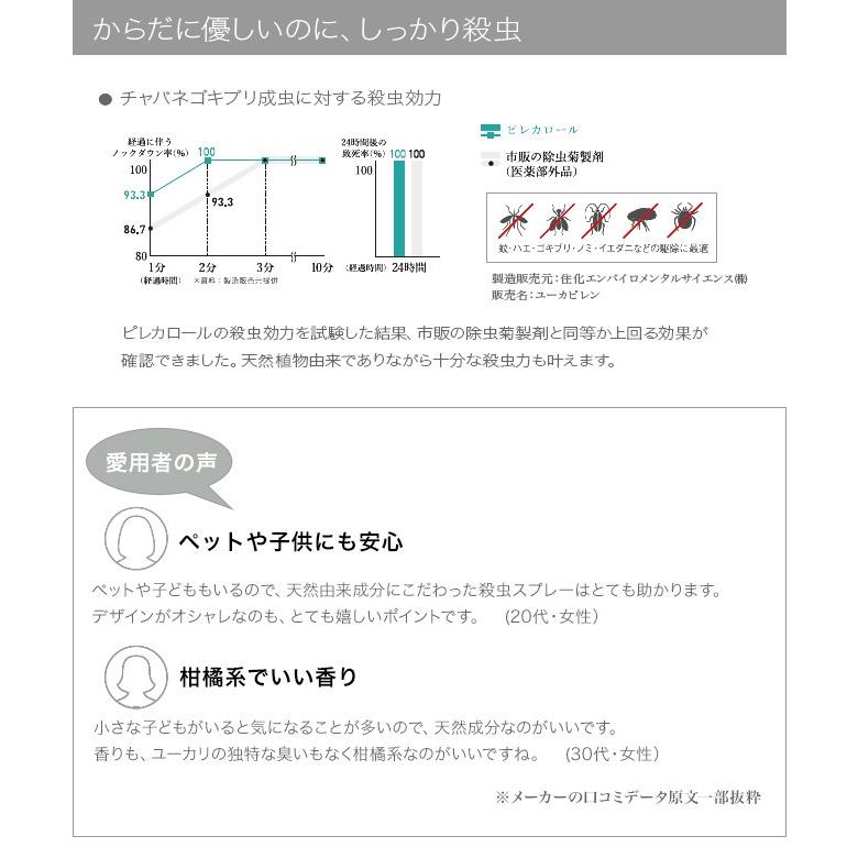 PIRECA ROLL ピレカロール オーガニック虫除け 医薬部外品 防虫スプレー 殺虫スプレー ハーブ アウトドア ボディスプレー 蚊よけ 虫除けスプレー｜kajitano｜04