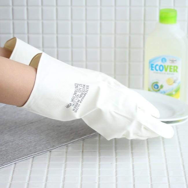 ゴム手袋 おしゃれ Voiry ラバーグローブ ホワイト キッチン 洗面所 お風呂 トイレ 掃除 ガーデニング 家事 食器洗い シンプル ラバー手袋 1077 Rg C Wh カジタノ 収納 洗濯 掃除 家事の店 通販 Yahoo ショッピング