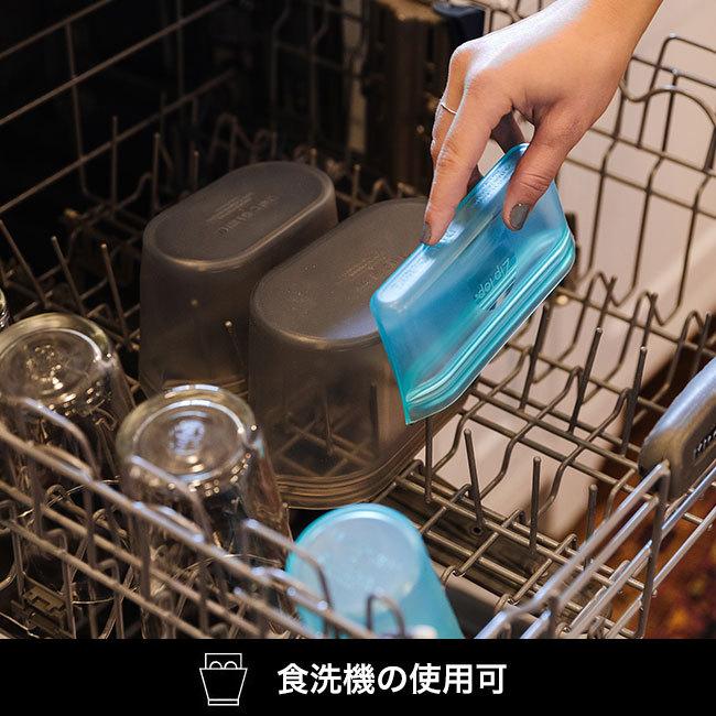ホットセールホットセールZip Top ジップトップ バッグ サンドイッチ 710ml シリコン ジップパック ジップバッグ 食品保存 保存容器 おしゃれ 耐熱 持ち運び キッチン消耗品 ジップトップ シリコン製 シリコンバック 保存容器 日本正規品 ディッシュ M 710ml 電子レンジ調理 食洗機 対応 ホワイト ZipTop