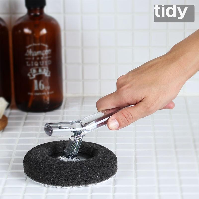 tidy ハンディスポンジ バス用 スポンジ 風呂 掃除 ブラシ バスタブ 浴槽 浴室 お風呂 バススポンジ バスブラシ tidy Handy Sponge Micro Brush｜kajitano