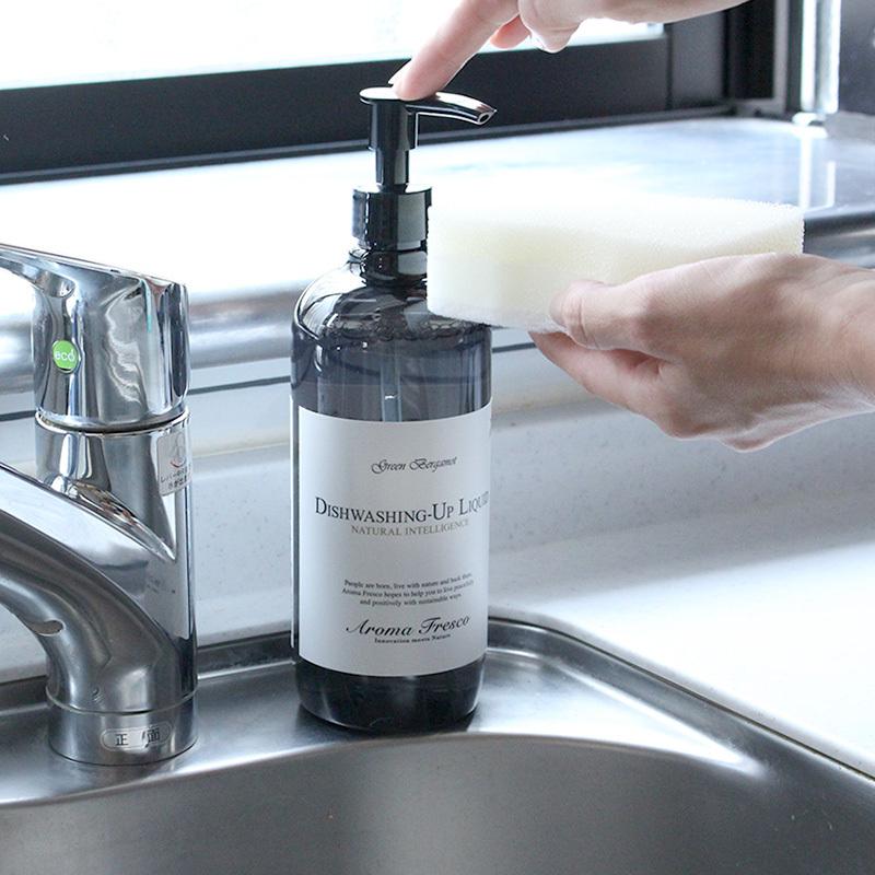 食器洗い洗剤 台所用洗剤 キッチン 天然由来 オーガニック 無添加 日本製 おしゃれ ギフト アロマフレスコ ディッシュウォッシングアップ リキッド Gb 480ml 3812 Dwa カジタノ 収納 洗濯 掃除 家事の店 通販 Yahoo ショッピング