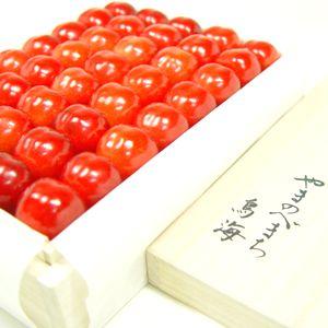 山形県　山辺産　特選さくらんぼ　　(木箱入り)　　生産者：鳥海　　発送：６月下旬〜 