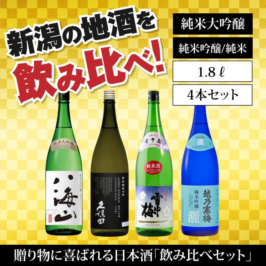 日本最大級 日本酒 飲み比べセット プレゼント 父の日 ギフト 1800ml 4本 八海山 久保田 八恵久比岐 千代の光 c 大流行中 Orientalweavers Com