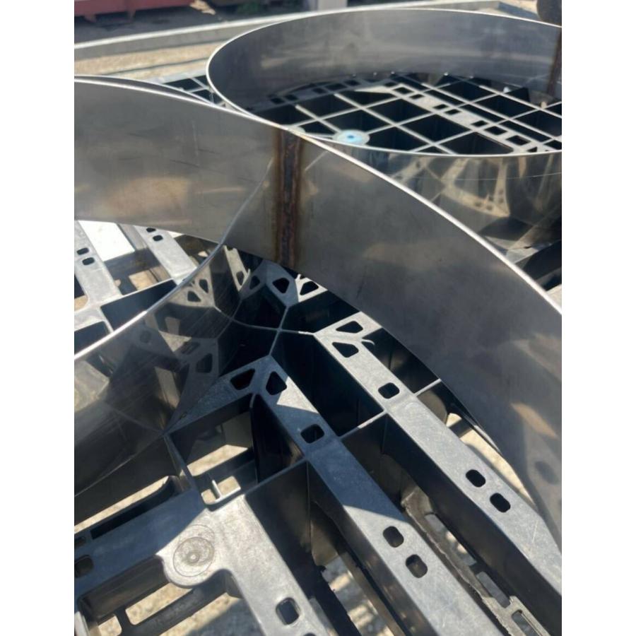 ホイールマーカーリングセット ホイールマーカーリング 19.5インチ用 直径450mm ステンレス製 4枚