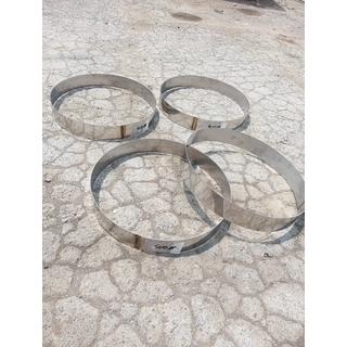 ホイールマーカーリング　2個セット ホイールマーカーリング 19.5インチ用 直径450mm ステンレス製 4枚