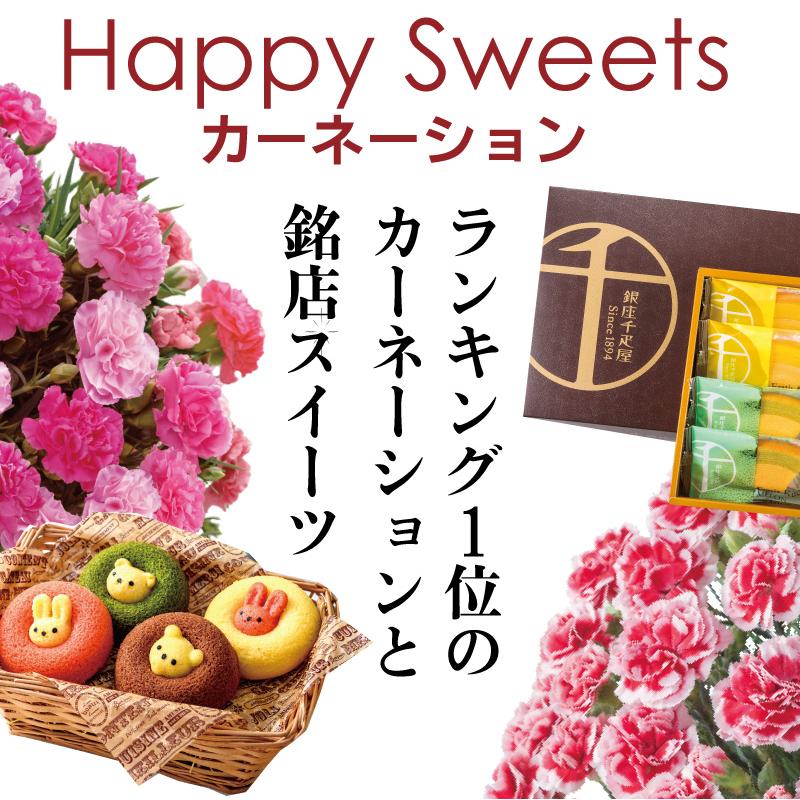 吉本花城園 母の日 プレゼント 2026 花とスイーツ カーネーション
