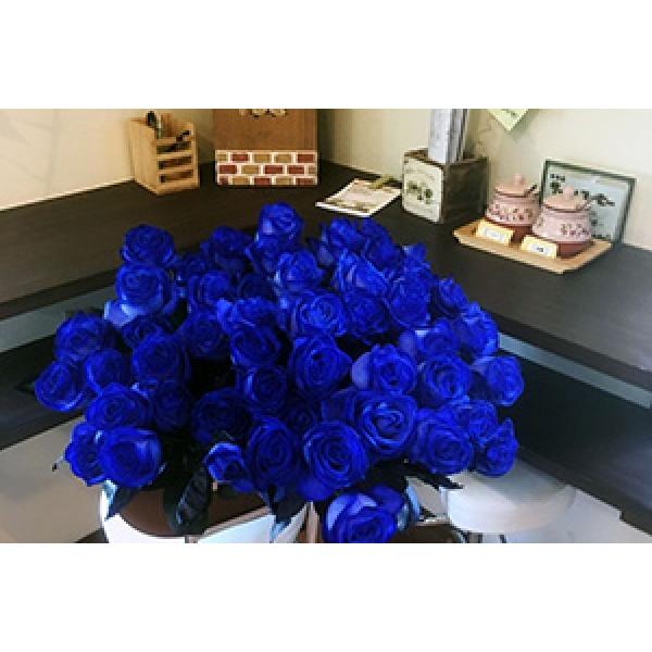 母の日 父の日 青いバラ ブルーローズ 花束 50本 カスミ草 青い薔薇 青 ブルー Blue Buke50 花ギフト山形産果物野菜花樹有 通販 Yahoo ショッピング