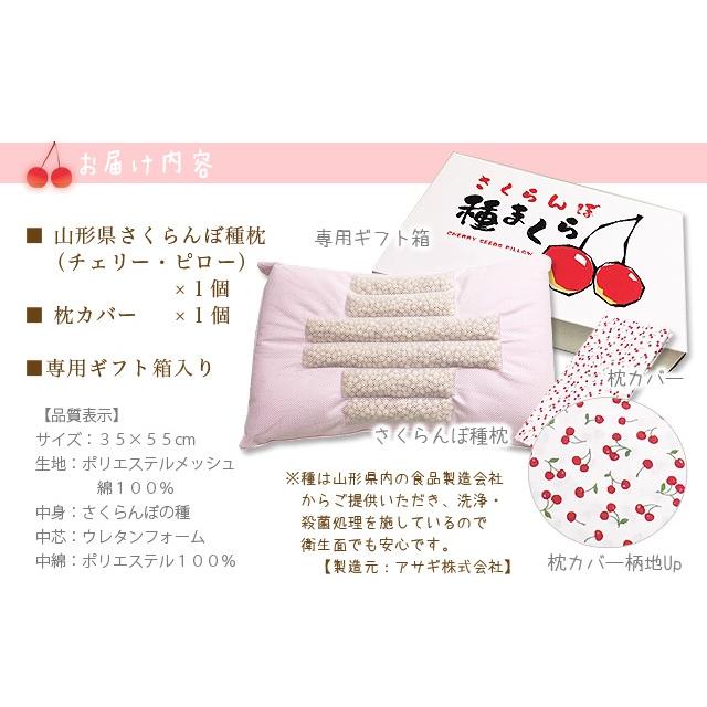 ふんわり アイス枕カバー 15×25 / ラメ さくらんぼ 【公式通販】
