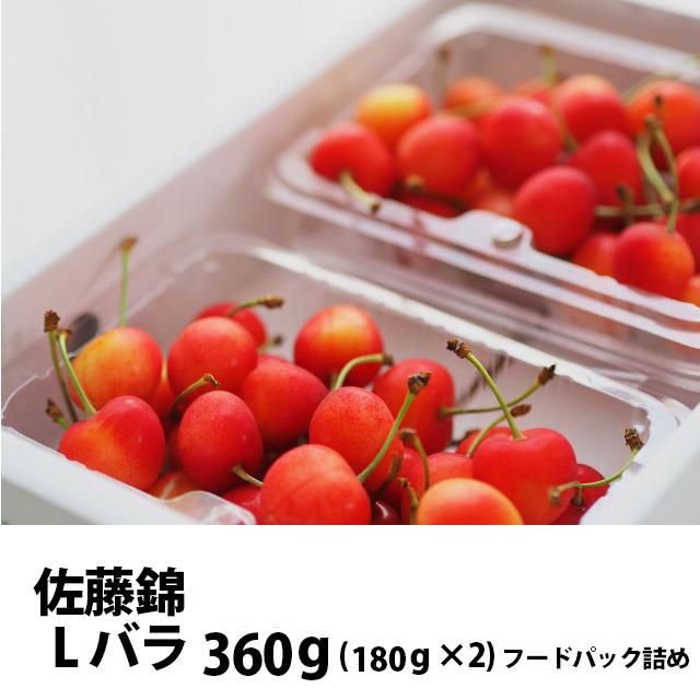 さくらんぼ 2027年 佐藤錦 秀 L フードパック詰め 360g s10 丸勘 山形