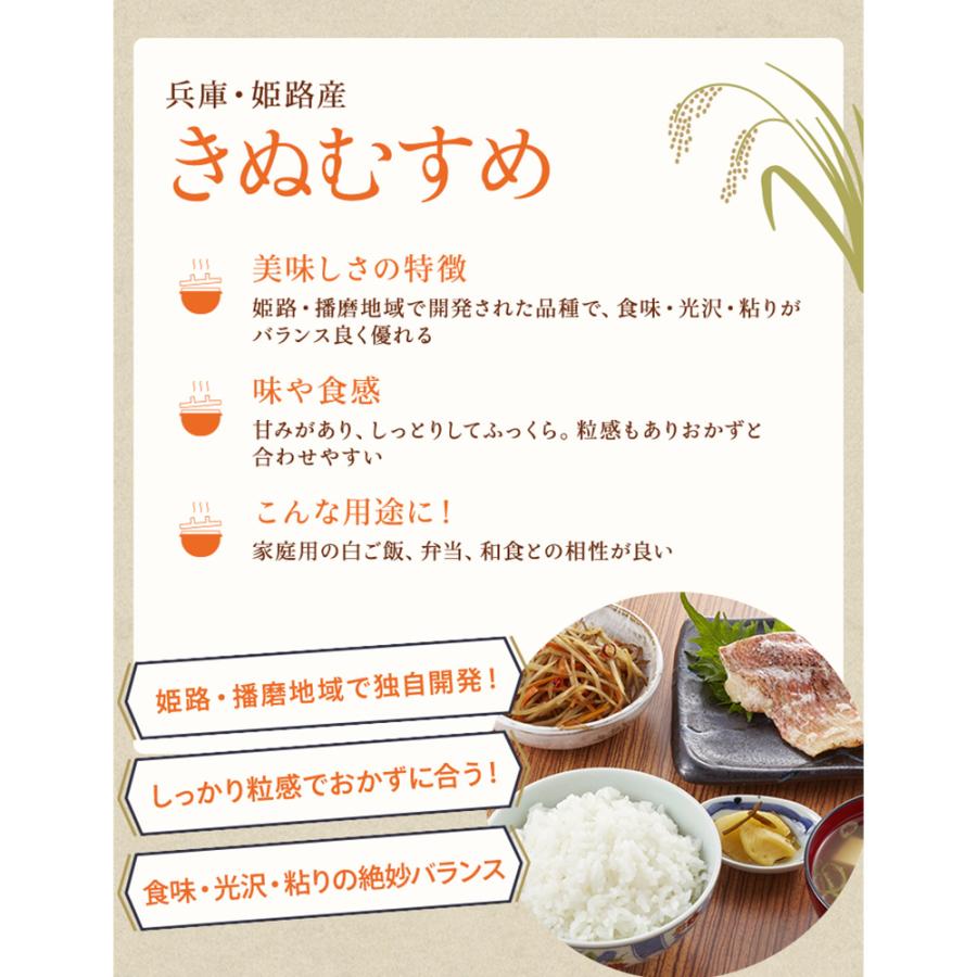 米 令和7年産 精米 10kg 5kg×2 お米 兵庫県産 きぬむすめ ヒノヒカリ 数量限定_3
