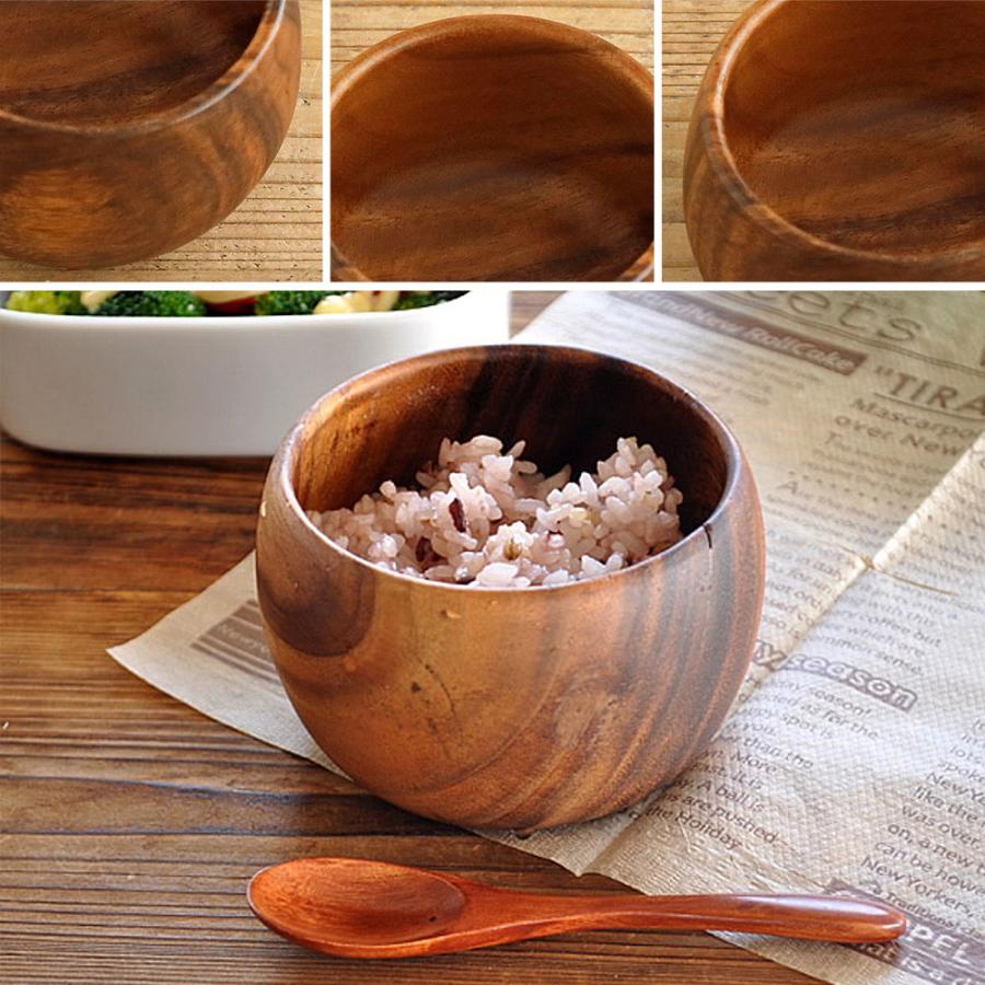 不二貿易 アカシア食器 ライスボウル（4個セット）北欧雑貨 食器 器 