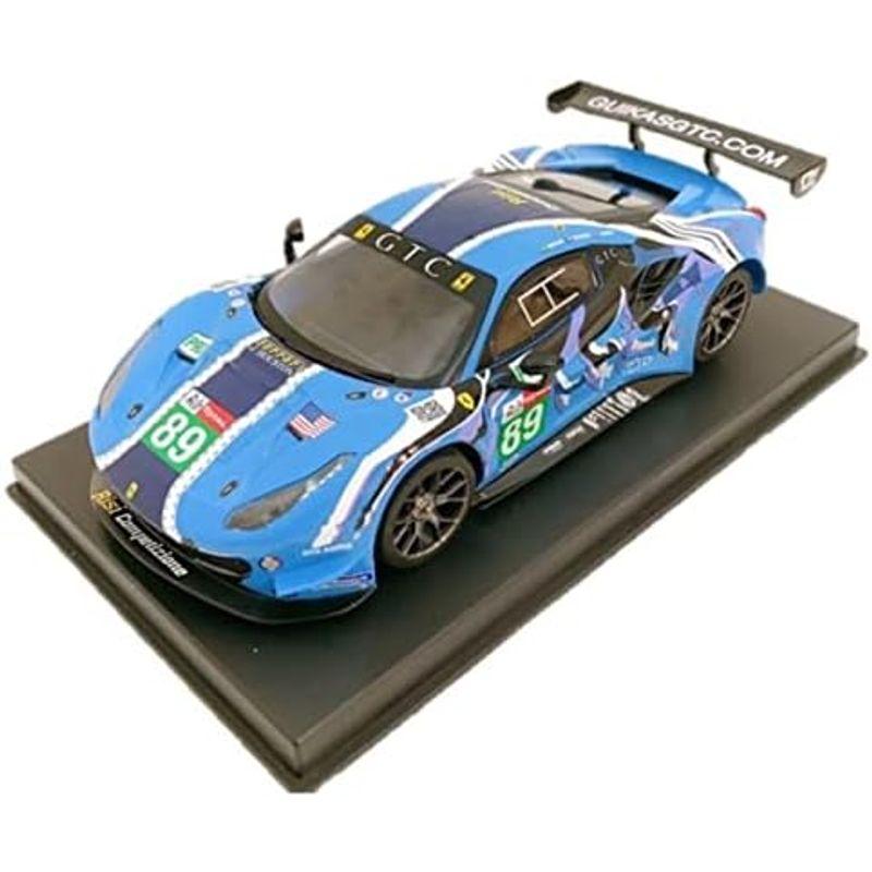 GLレーシング製 ミニッツボディ フェラーリ 488GT3 ブルー GLレーシング製 ミニッツボディ フェラーリ 488GT3 ブルー