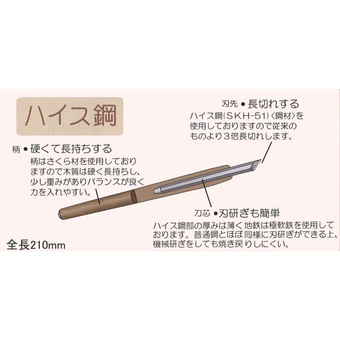 ハイス鋼 彫刻刀 10本組セット 道刃物工業 : かかし屋ヤフー店 - 通販