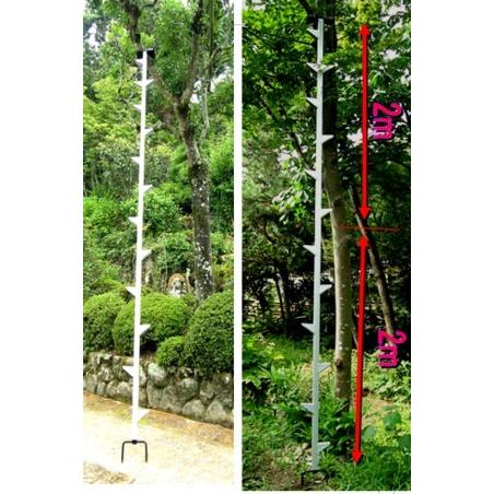 枝打はしご4m 造園に！果樹園に！山林に！ : かかし屋ヤフー店