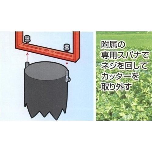 マルチ スーパーカッター土取機 替刃60mm・80mm : かかし屋ヤフー店 
