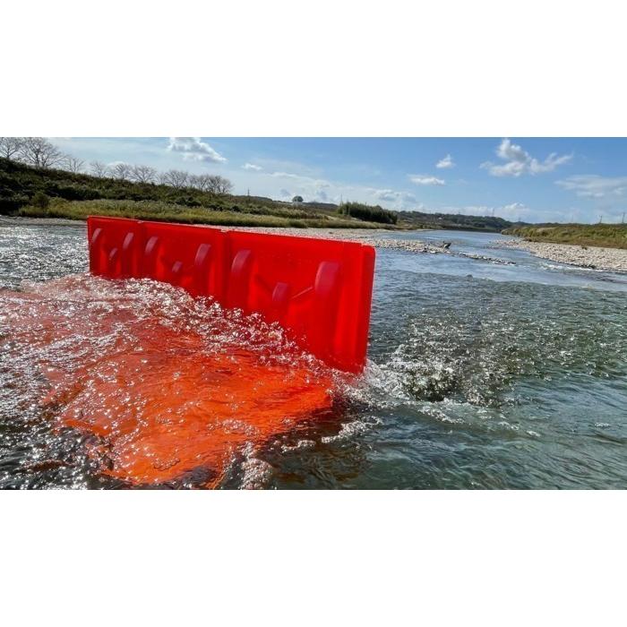 伸縮式調整板FT50 簡易型止水板フラッド・ガードF型 最大防水高50cmタイプ 設置幅の微調整に使用します 正規代理店の画像