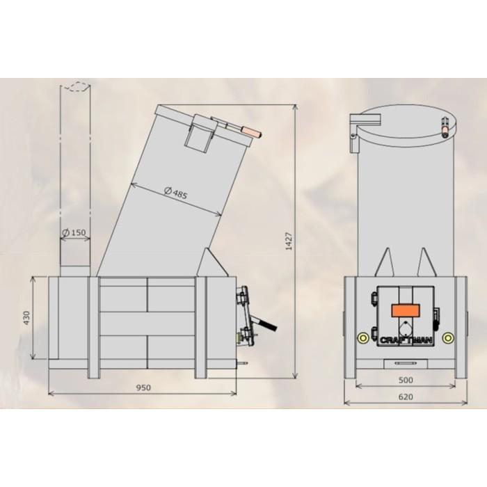 最終値下げ】石村工業 ゴロン太 大型薪ストーブ 8時間燃焼