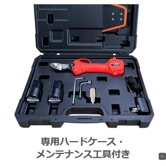 カボチャの収穫 充電式はさみ 握るだけでヘタを切断 かぼちゃ専用