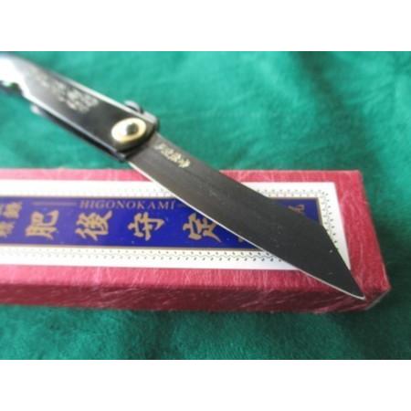 肥後守（ひごのかみ）ALL BLACK 永尾かね駒製作所【クリックポストで