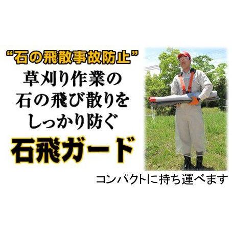 石飛ガード 草刈り作業時の石の飛散事故防止対策用ネット ネット 