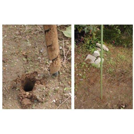 ちっちゃい穴掘り器45mm 地面・畑・田んぼに簡単にパイプや杭を 