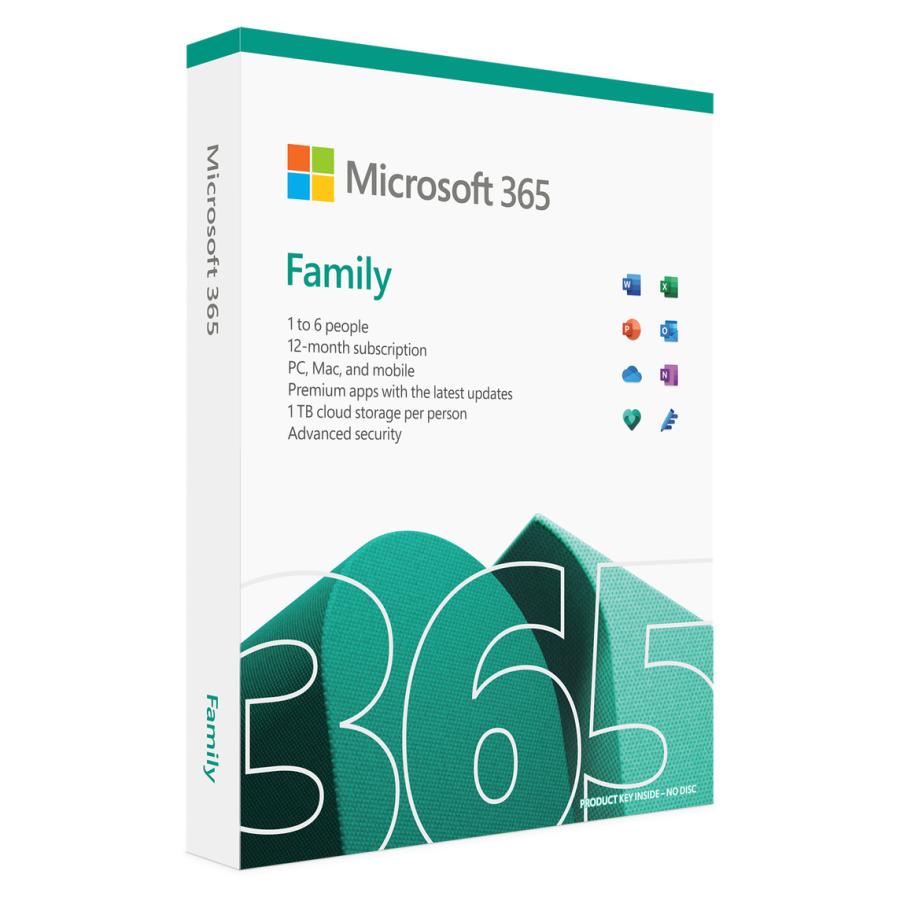 Microsoft Office 365 Family [オンラインコード版] 2年間サブスクリプション Win/Mac/iPad対応 日本語対応 6 ユーザーまで利用可能！【並行