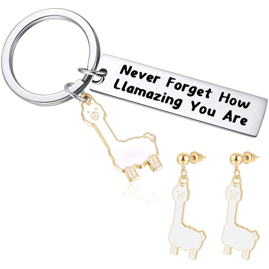 50 Off Ralukiia Llama 装飾ギフト キュートなアルパカジュエリー レディース 決して忘れることはないほどllamazing You Are キー 超激安 Www Doctor Plan Com