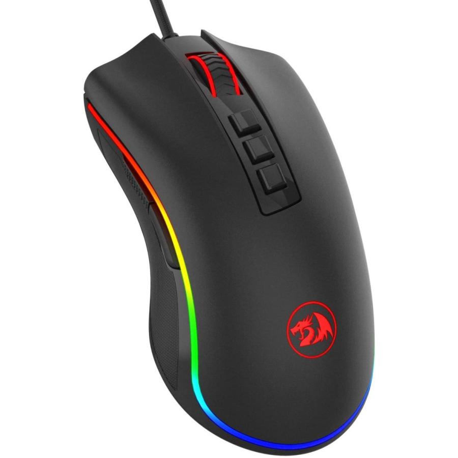 Redragon M711 ゲーミングマウス 7つのプログラム可能なボタン カスタマイズ マクロ設定可能 プロゲーマー用 有線 Usb マウス 光学式